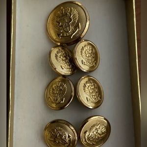 Vintage U.S. Navy Brass Buttons